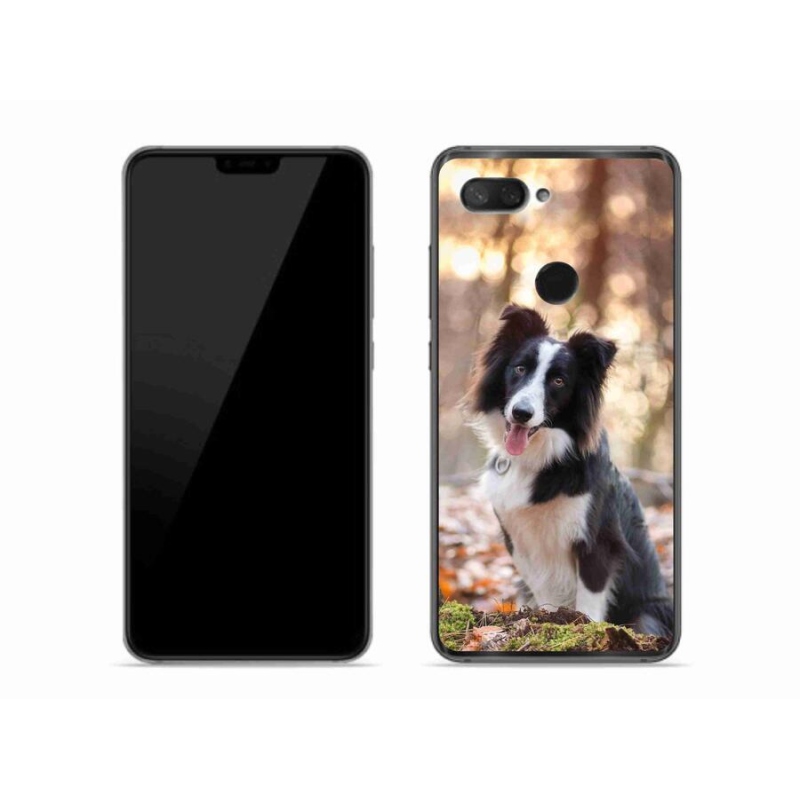 Gél tok mmCase a Xiaomi Mi 8 Lite-hoz - border colie 1