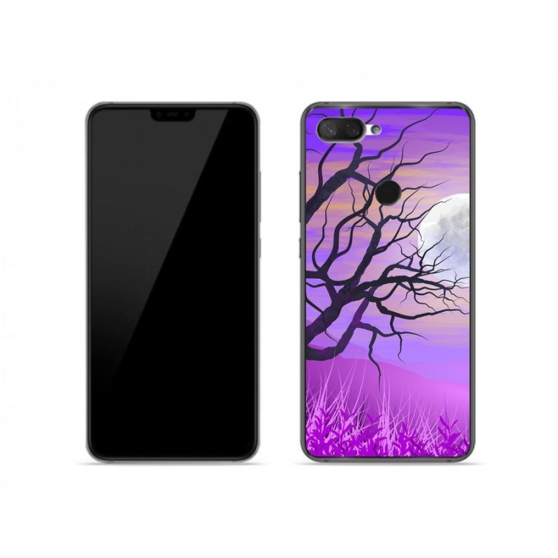 Gél tok mmCase a Xiaomi Mi 8 Lite készülékhez - rajzfilmes kidőlt fa