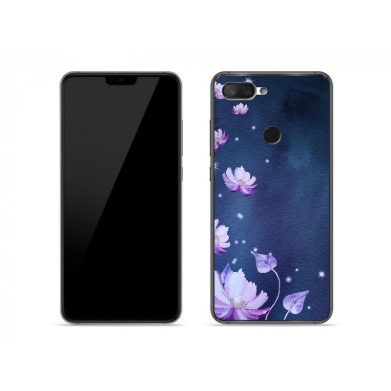 Gél tok mmCase a Xiaomi Mi 8 Lite készülékhez - hulló virágok