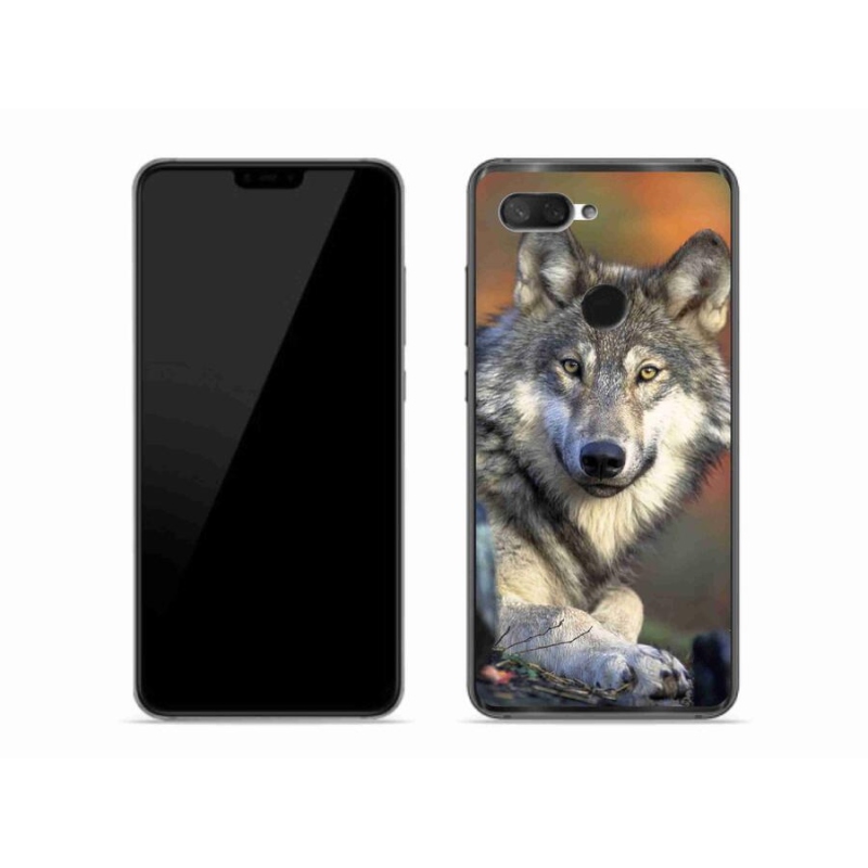Gél tok mmCase a Xiaomi Mi 8 Lite készülékhez - farkas