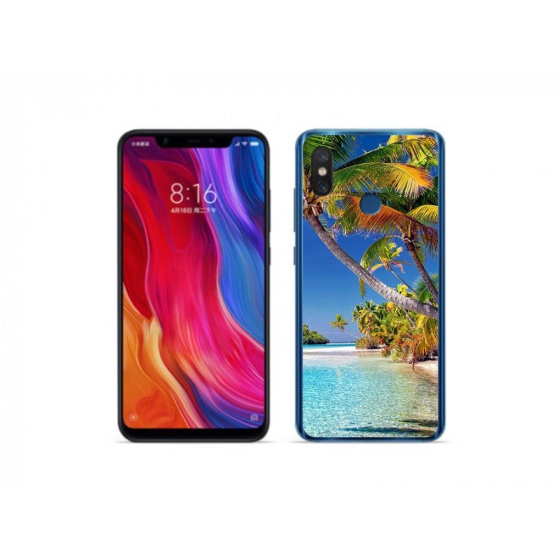 Gél tok mmCase a Xiaomi Mi 8 készülékhez - tengerparton
