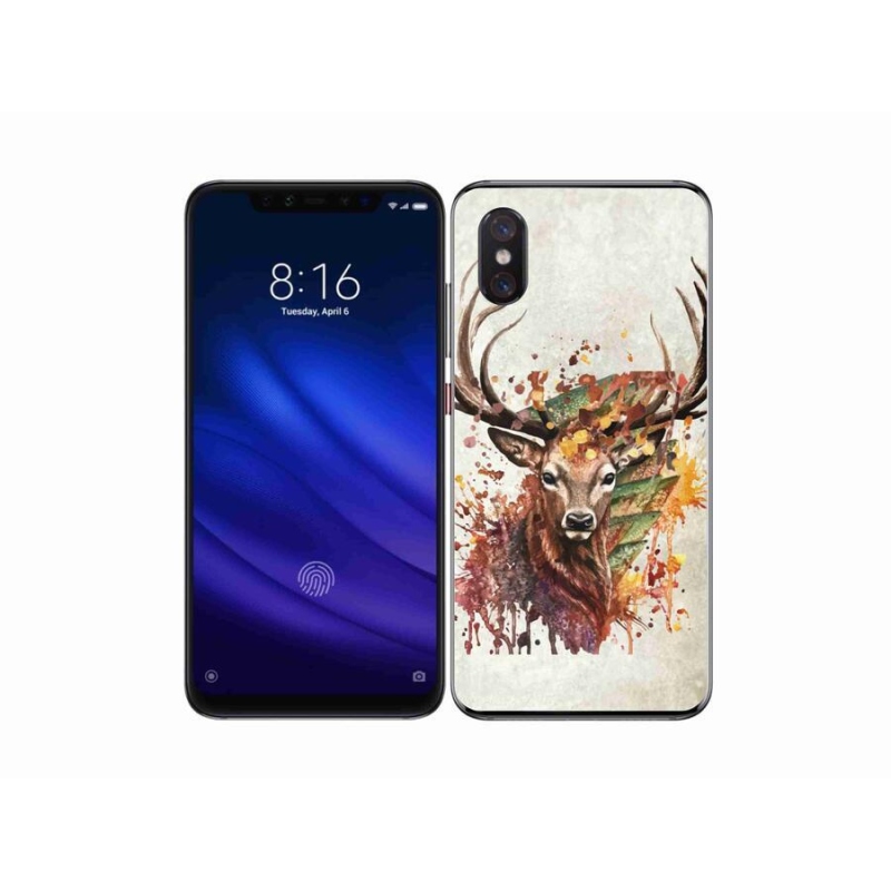 Gél tok mmCase a Xiaomi Mi 8 Pro-hoz - szarvas 1