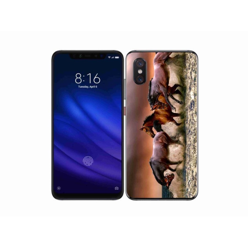 Gél tok mmCase a Xiaomi Mi 8 Pro-hoz - lovak 1