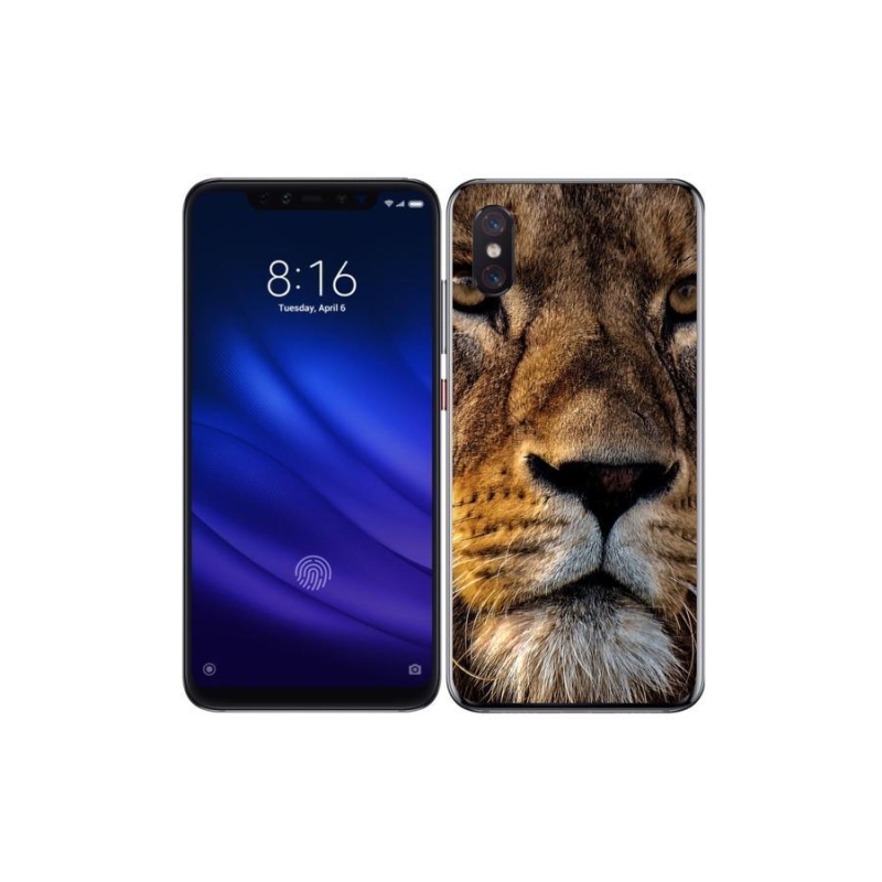 Gél tok mmCase a Xiaomi Mi 8 Pro-hoz - oroszlán