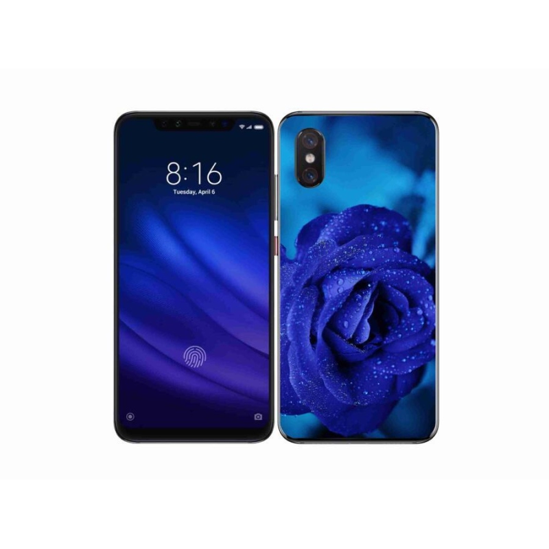 Gél tok mmCase a Xiaomi Mi 8 Pro készülékhez - kék rózsa