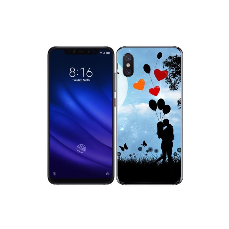 Gél tok mmCase a Xiaomi Mi 8 Pro-hoz - szerelmes pár