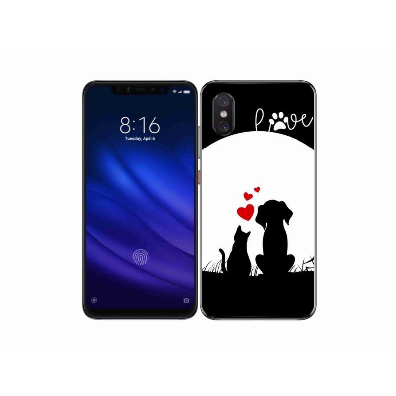 Gél tok mmCase a Xiaomi Mi 8 Pro számára - állatszerelem