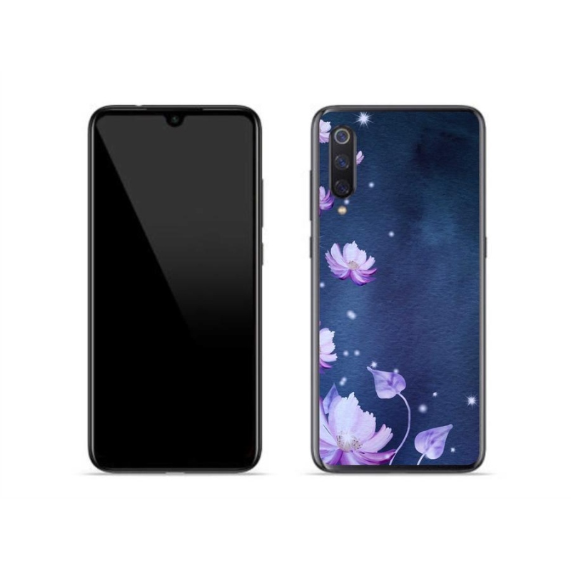 Gél tok mmCase a Xiaomi Mi 9-hez - hulló virágok