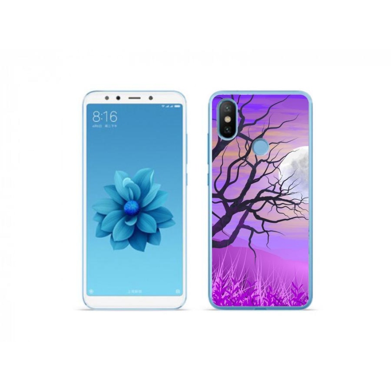Gél tok mmCase a Xiaomi Mi A2-hez - rajzfilmes kidőlt fa