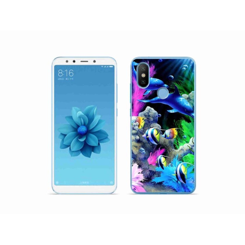 Gél tok mmCase a Xiaomi Mi A2-hez - tengeri világ