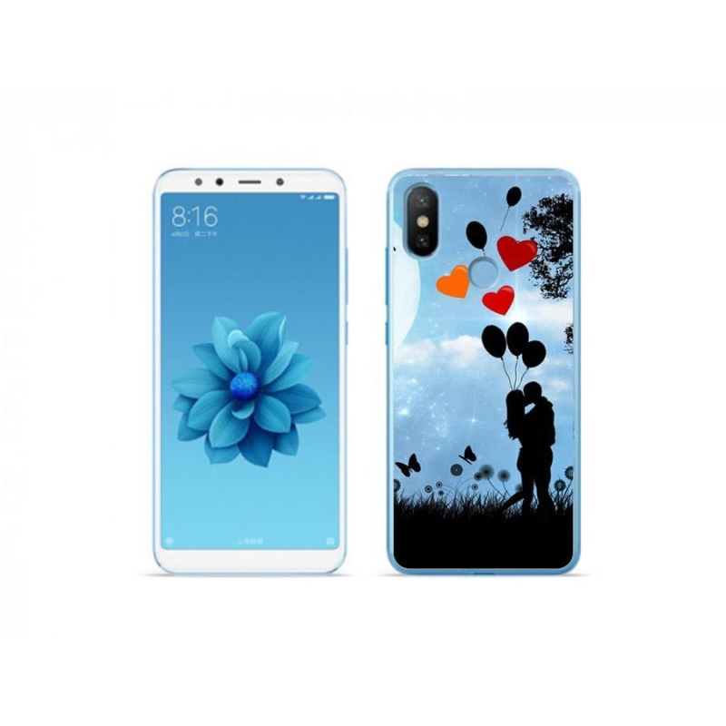 Gél tok mmCase a Xiaomi Mi A2-hez - szerelmes pár