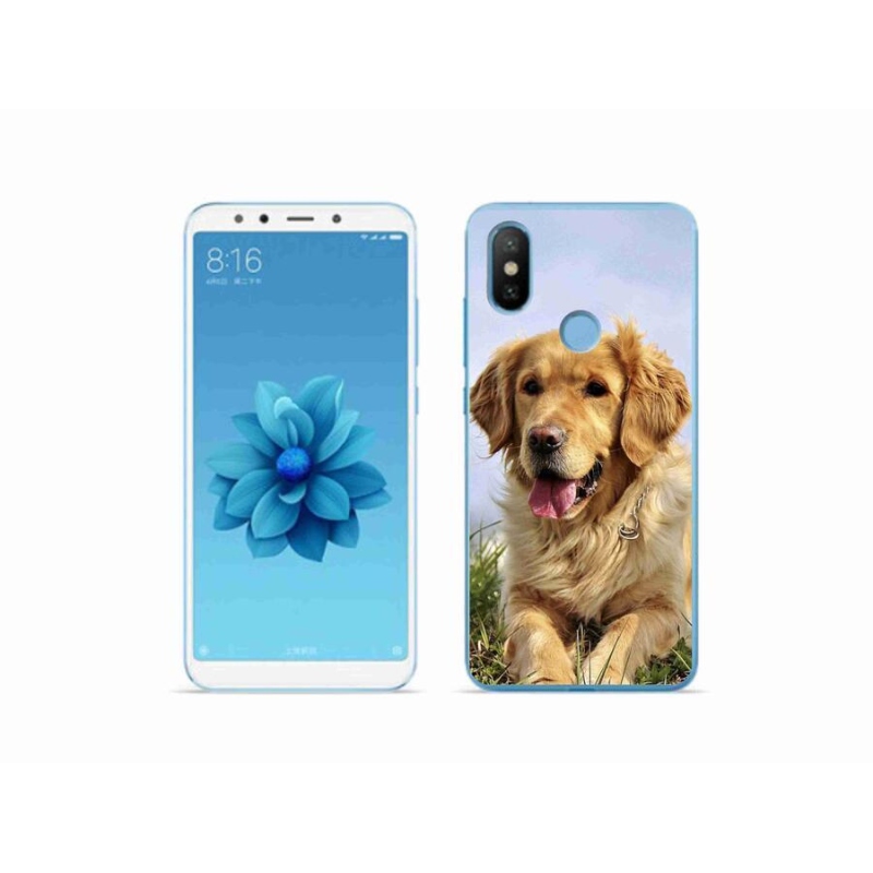 Gél tok mmCase a Xiaomi Mi A2-hez - arany retriever