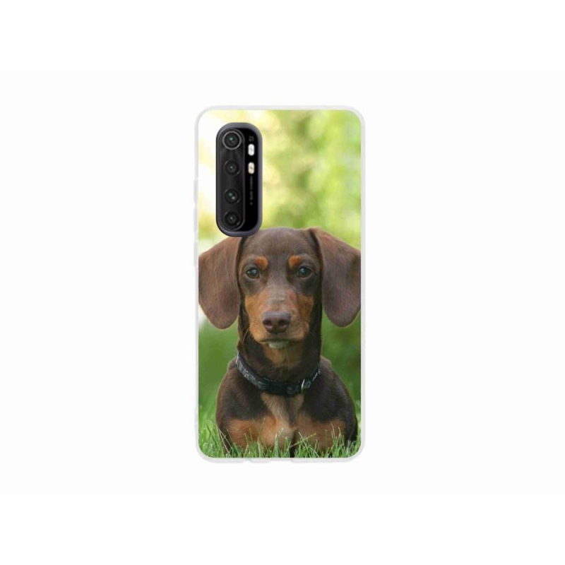 Gél tok mmCase a Xiaomi Mi Note 10 Lite készülékhez - barna tacskó
