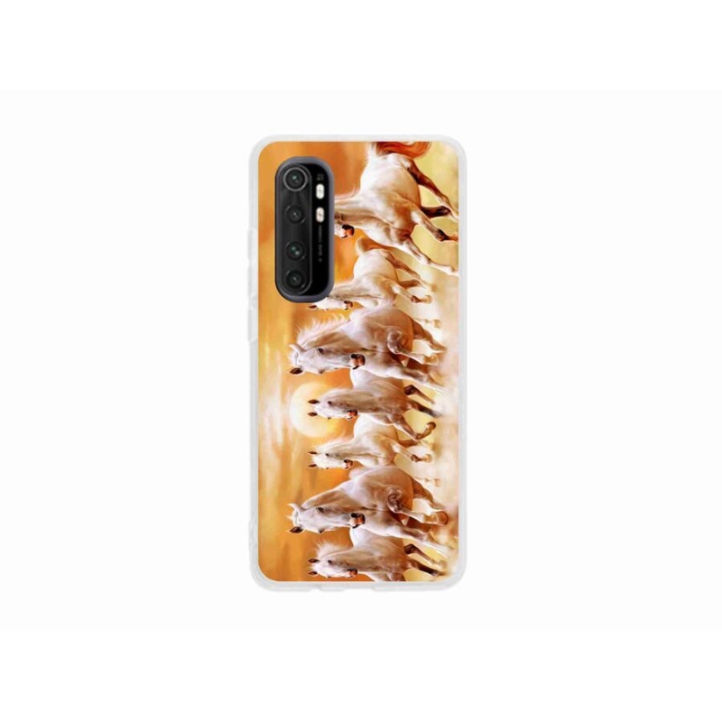 Gél tok mmCase a Xiaomi Mi Note 10 Lite készülékhez - lovak 2