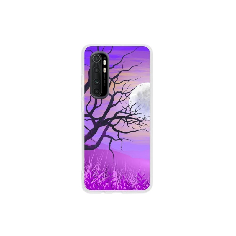 Gél tok mmCase a Xiaomi Mi Note 10 Lite készülékhez - rajzfilmes kidőlt fa