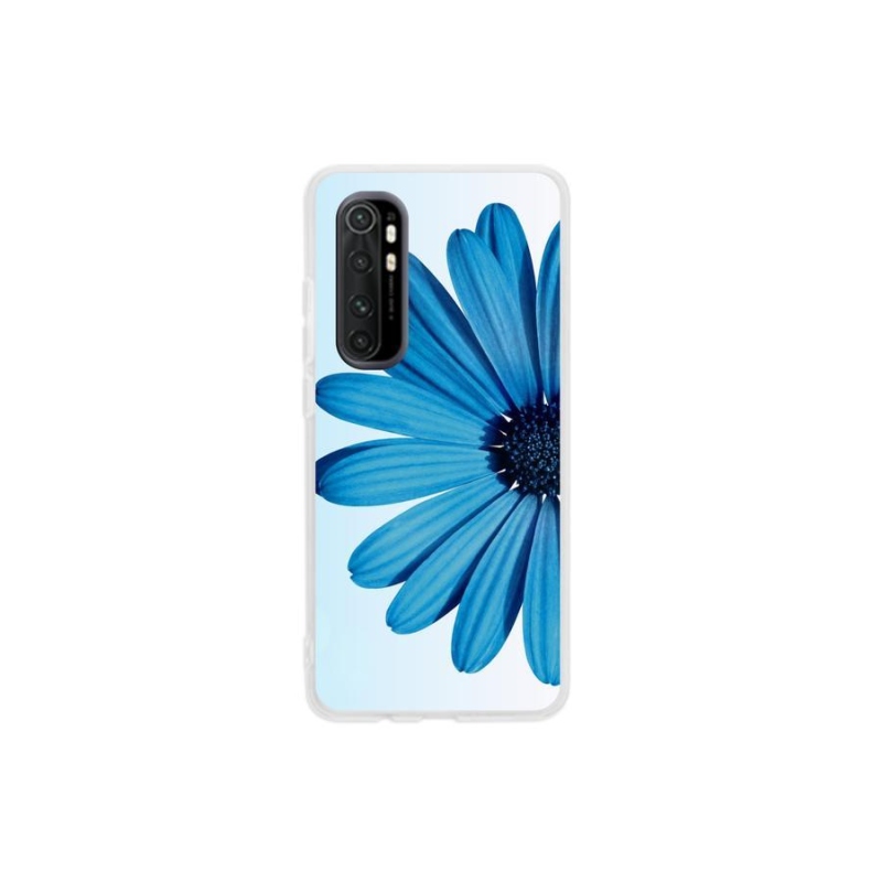 Gél tok mmCase a Xiaomi Mi Note 10 Lite készülékhez - kék margaréta