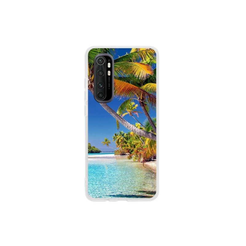 Gél tok mmCase a Xiaomi Mi Note 10 Lite készülékhez - tengerparti strand