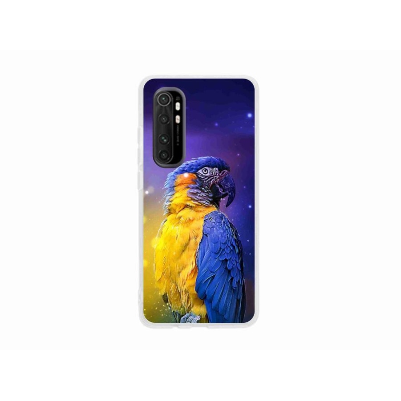 Gél tok mmCase a Xiaomi Mi Note 10 Lite készülékhez - papagáj ara 1