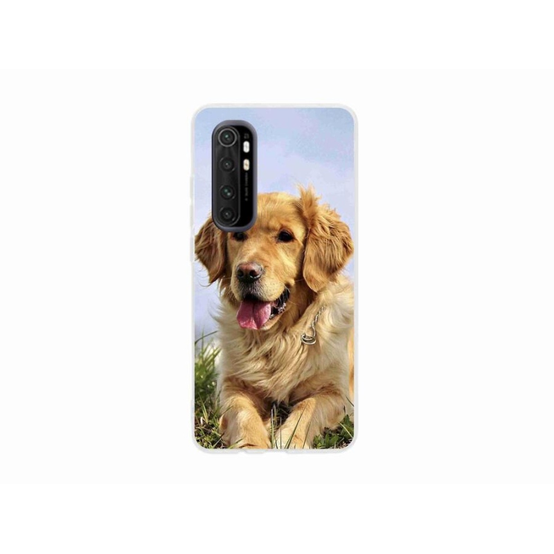 Gél tok mmCase a Xiaomi Mi Note 10 Lite készülékhez - arany retriever