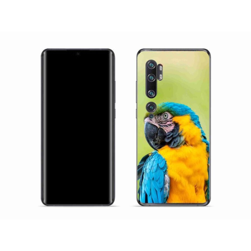 Gél tok mmCase a Xiaomi Mi Note 10 készülékhez - papagáj ara 2