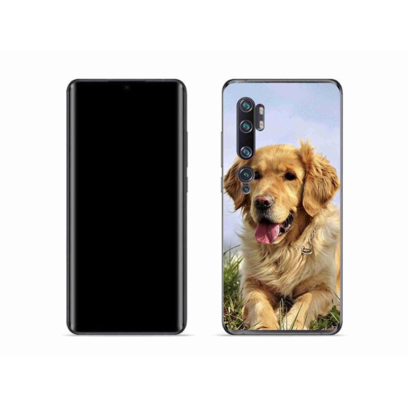 Gél tok mmCase a Xiaomi Mi Note 10 készülékhez - arany retriever