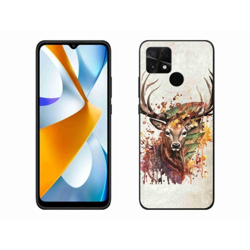 Gél tok mmCase a Xiaomi Poco C40 készülékhez - szarvas 1