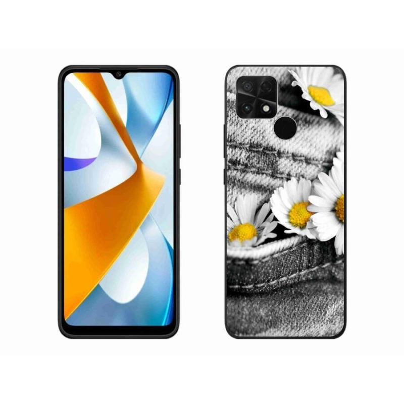 Gél tok mmCase a Xiaomi Poco C40 készülékhez - margaréták