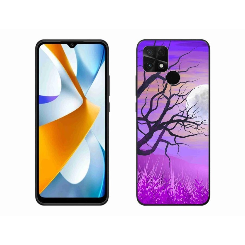 Gél tok mmCase a Xiaomi Poco C40-hez - rajzfilmes kidőlt fa