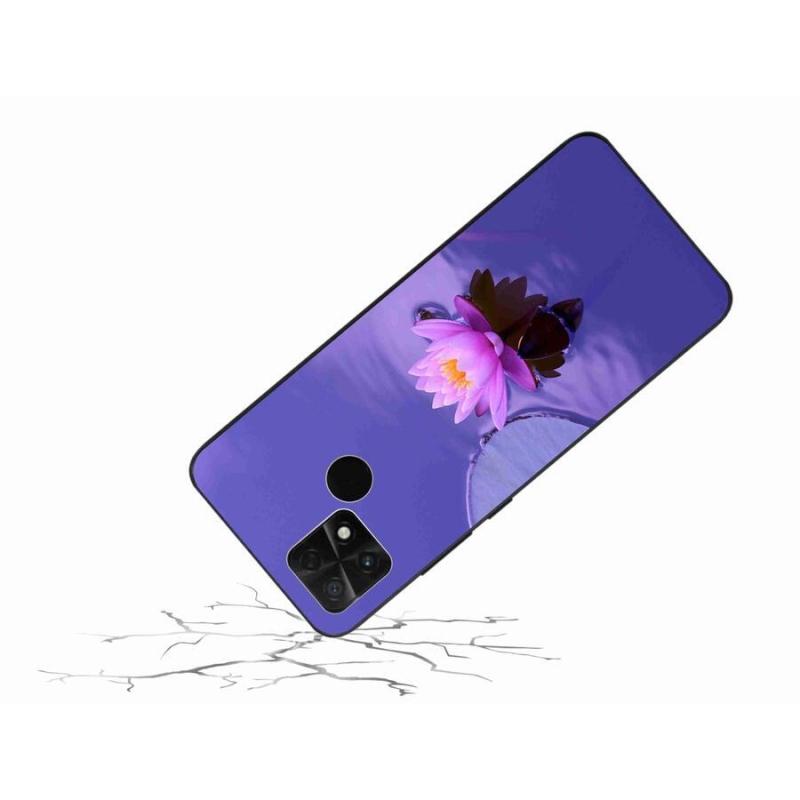Gél tok mmCase a Xiaomi Poco C40-hez - virág a vízen