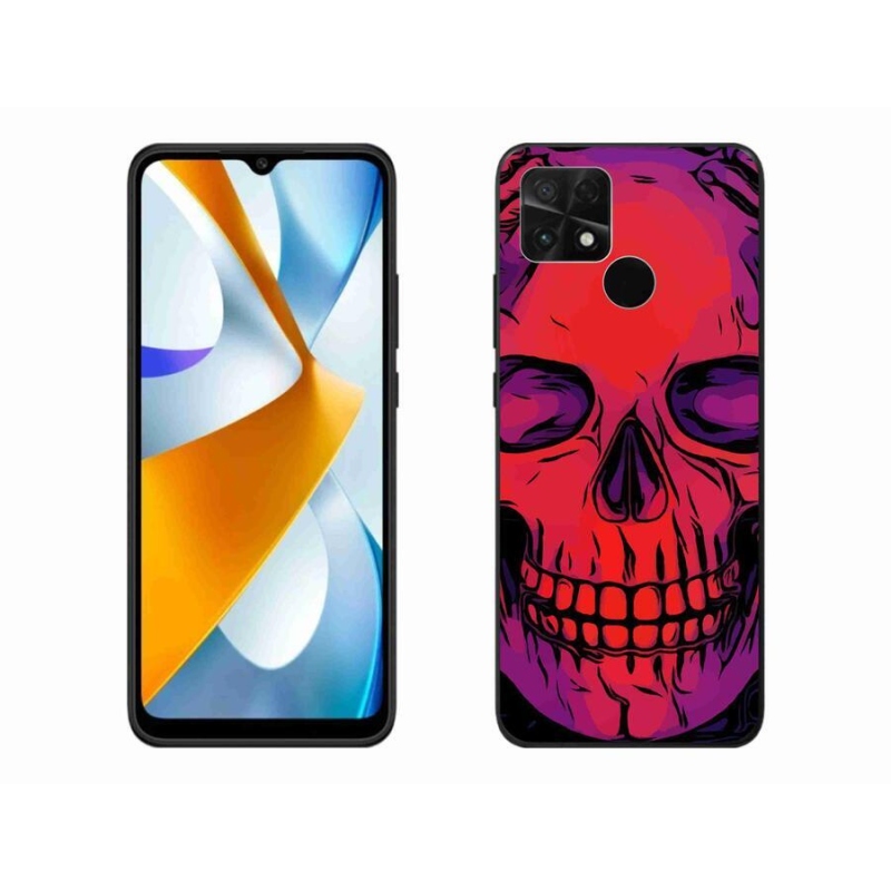 Gél tok mmCase a Xiaomi Poco C40 készülékhez - koponya