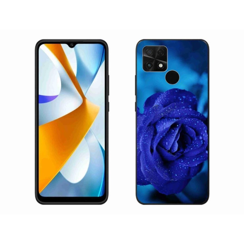 Gél tok mmCase a Xiaomi Poco C40 készülékhez - kék rózsa