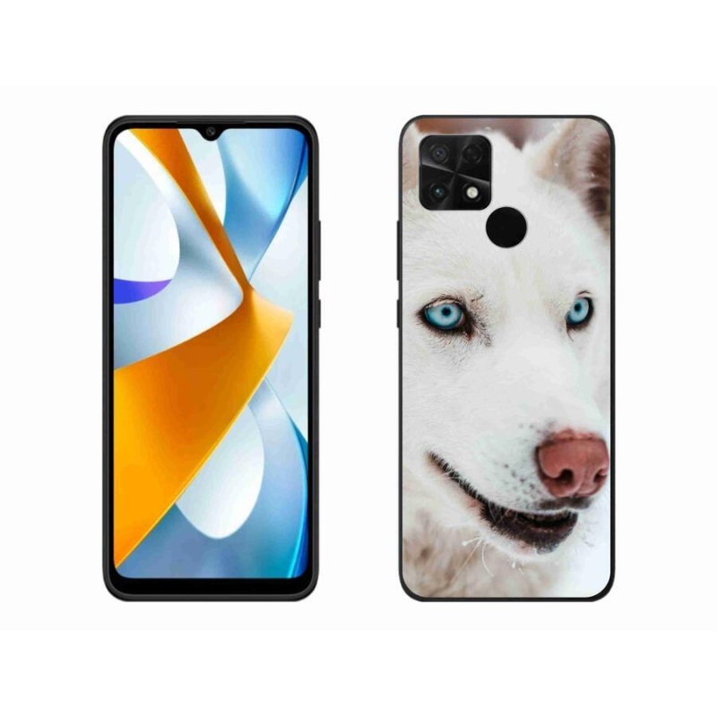 Gél tok mmCase a Xiaomi Poco C40 készülékhez - kutyaszemmel nézet