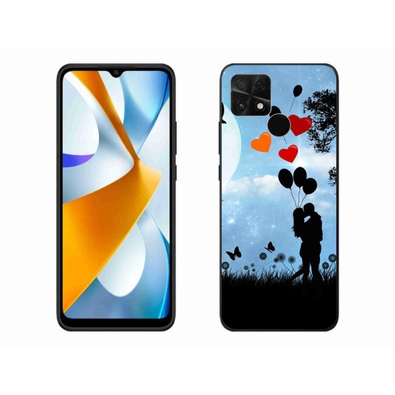 Gél tok mmCase a Xiaomi Poco C40-hez - szerelmes pár