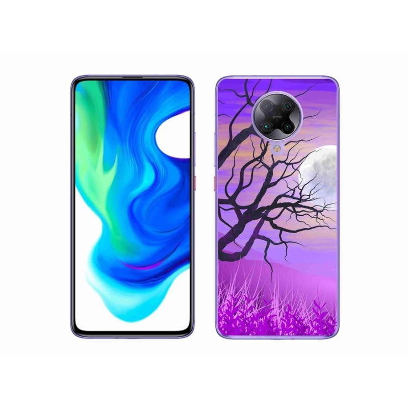 Gél tok mmCase a Xiaomi Poco F2 Pro számára - rajzfilmes kidőlt fa