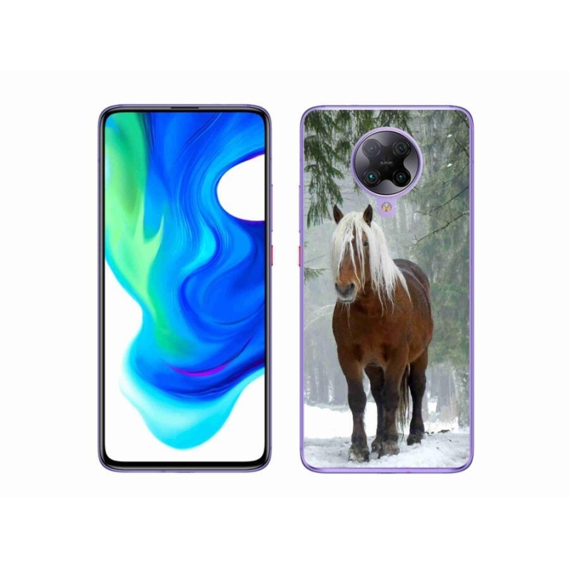 Gél tok mmCase a Xiaomi Poco F2 Pro számára - ló az erdőben