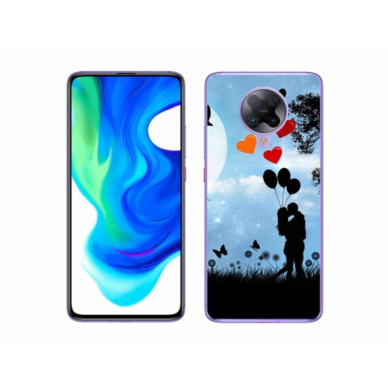 Gél tok mmCase a Xiaomi Poco F2 Pro számára - szerelmespár