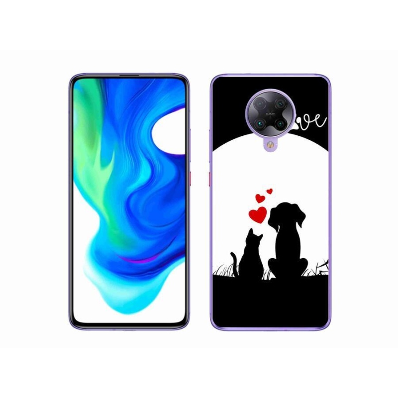 Gél tok mmCase a Xiaomi Poco F2 Pro számára - állati szeretet