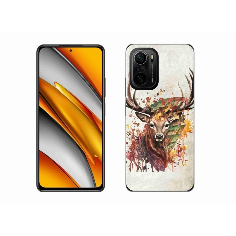 Gél tok mmCase a Xiaomi Poco F3-hoz - szarvas 1