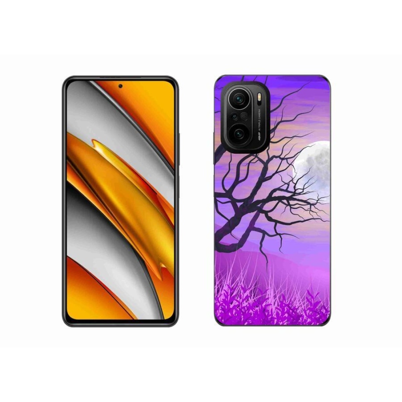 Gél tok mmCase a Xiaomi Poco F3-hoz - rajzfilmes kidőlt fa