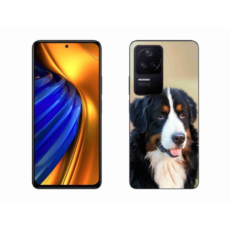Gél tok mmCase a Xiaomi Poco F4 készülékhez - Berni hegyi kutya