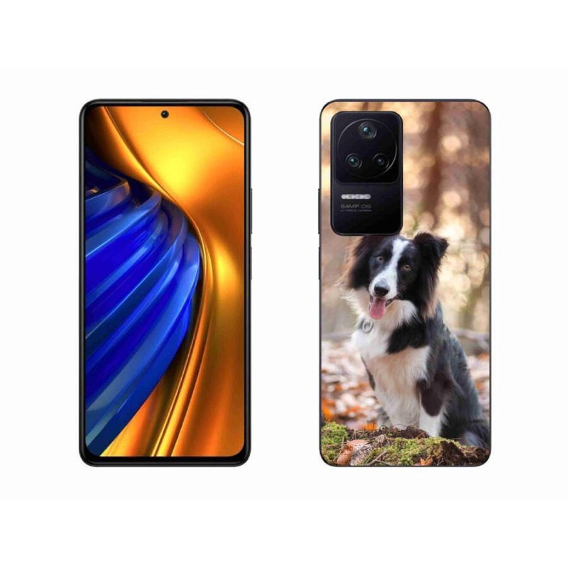 Gél tok mmCase a Xiaomi Poco F4-hez - border collie 1