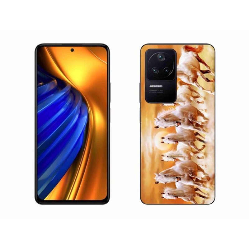 Gél tok mmCase a Xiaomi Poco F4 készülékhez - lovak 2