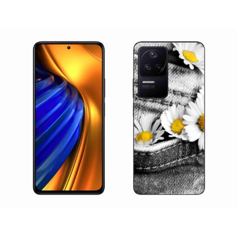 Gél tok mmCase a Xiaomi Poco F4-hez - százszorszépek