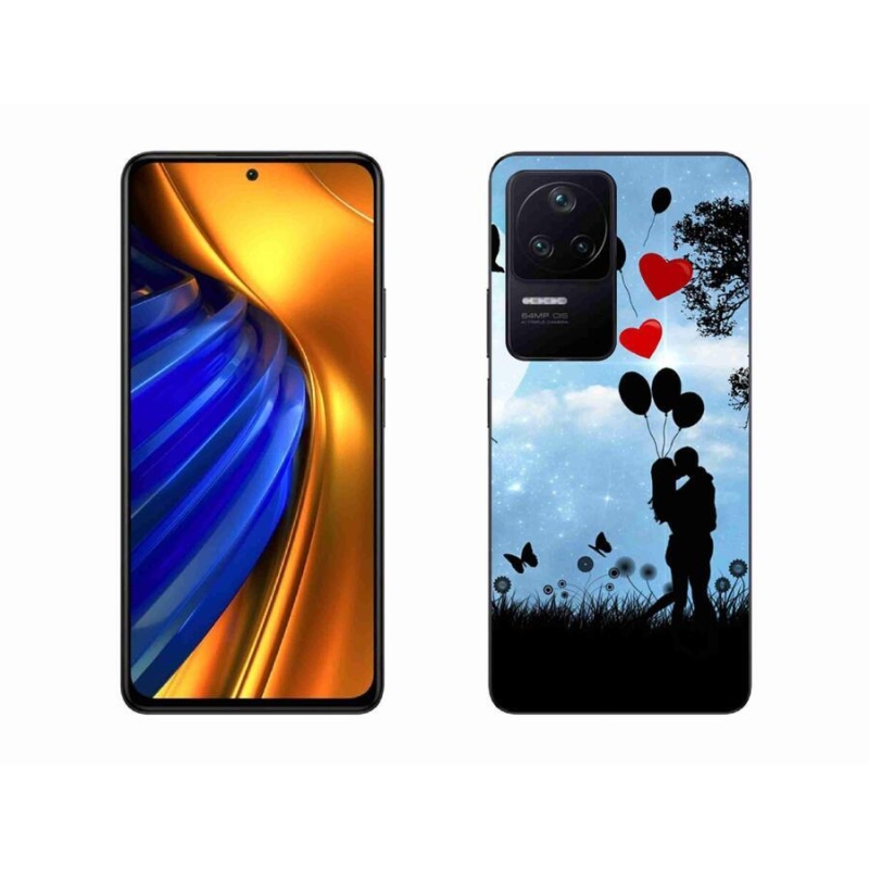 Gél tok mmCase a Xiaomi Poco F4-hez - szerelmes pár