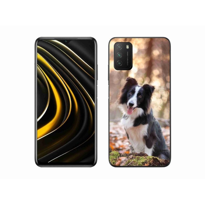 Gél tok mmCase a Xiaomi Poco M3-hoz - border colie 1