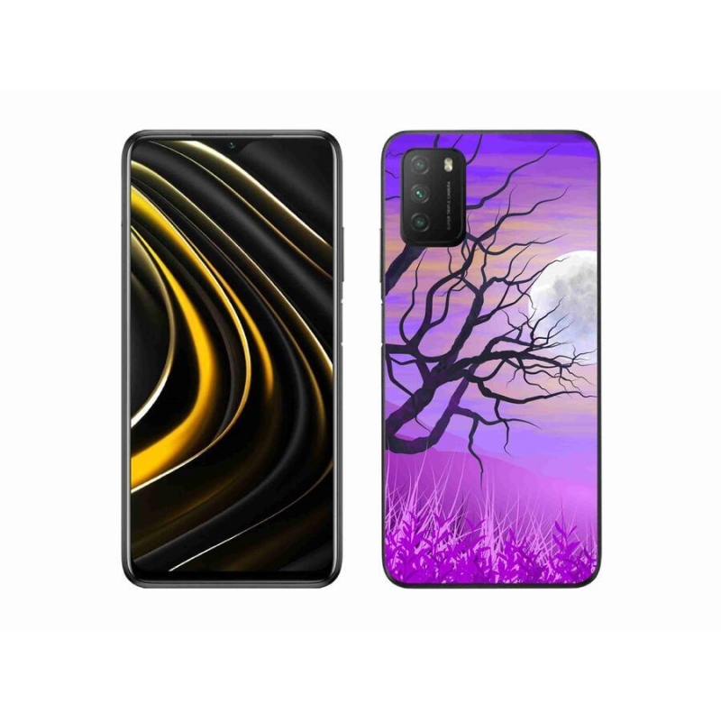 Gél tok mmCase a Xiaomi Poco M3-hoz - rajzfilmes kidőlt fa