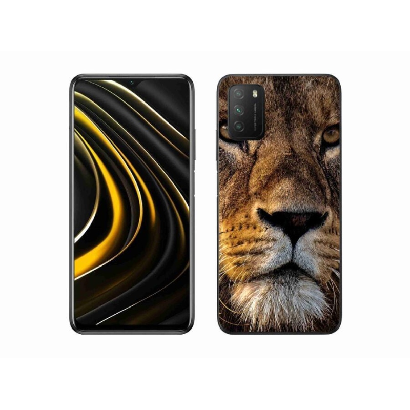 Gél tok mmCase a Xiaomi Poco M3-hoz - oroszlán