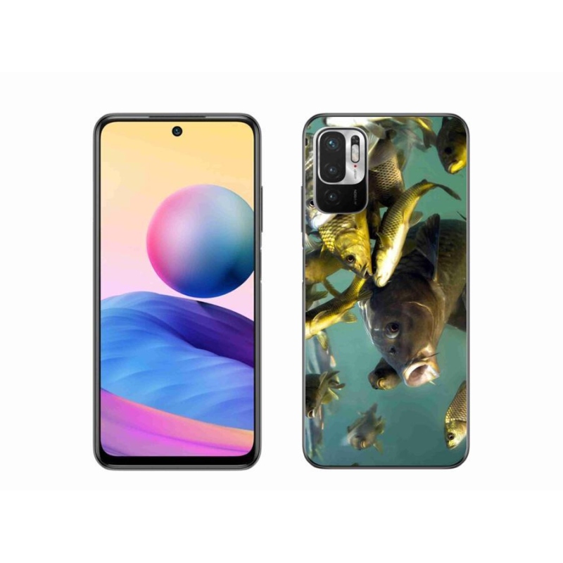Gél tok mmCase a Xiaomi Poco M3 Pro/5G számára - halak iskolája
