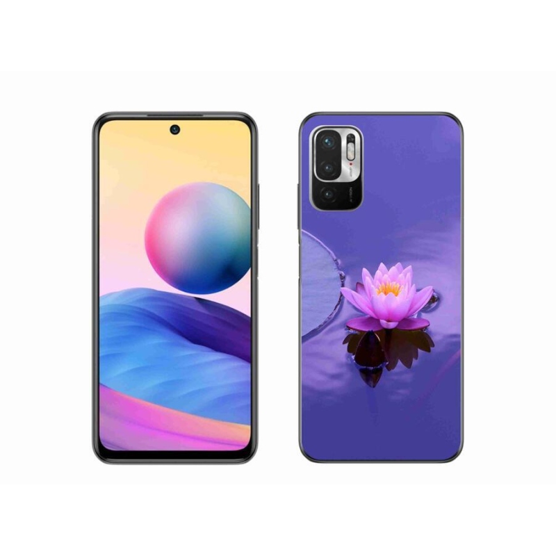 Gél tok mmCase a Xiaomi Poco M3 Pro/5G számára - virág a felületen