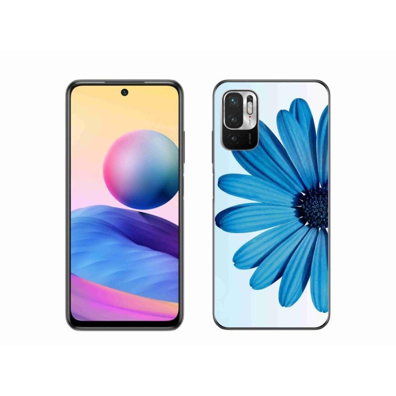 Gél tok mmCase a Xiaomi Poco M3 Pro/5G készülékhez - kék színű margaréta
